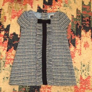 Janie and Jack Blue Tweed Dress